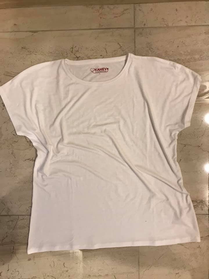 Beyaz Basic Kadın Tişört