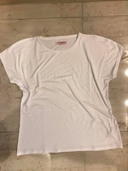 Beyaz Basic Kadın Tişört