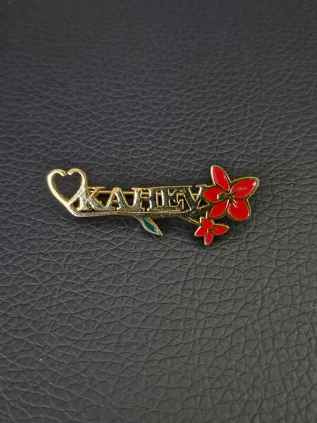 KAHEV Altın Rengi Broş