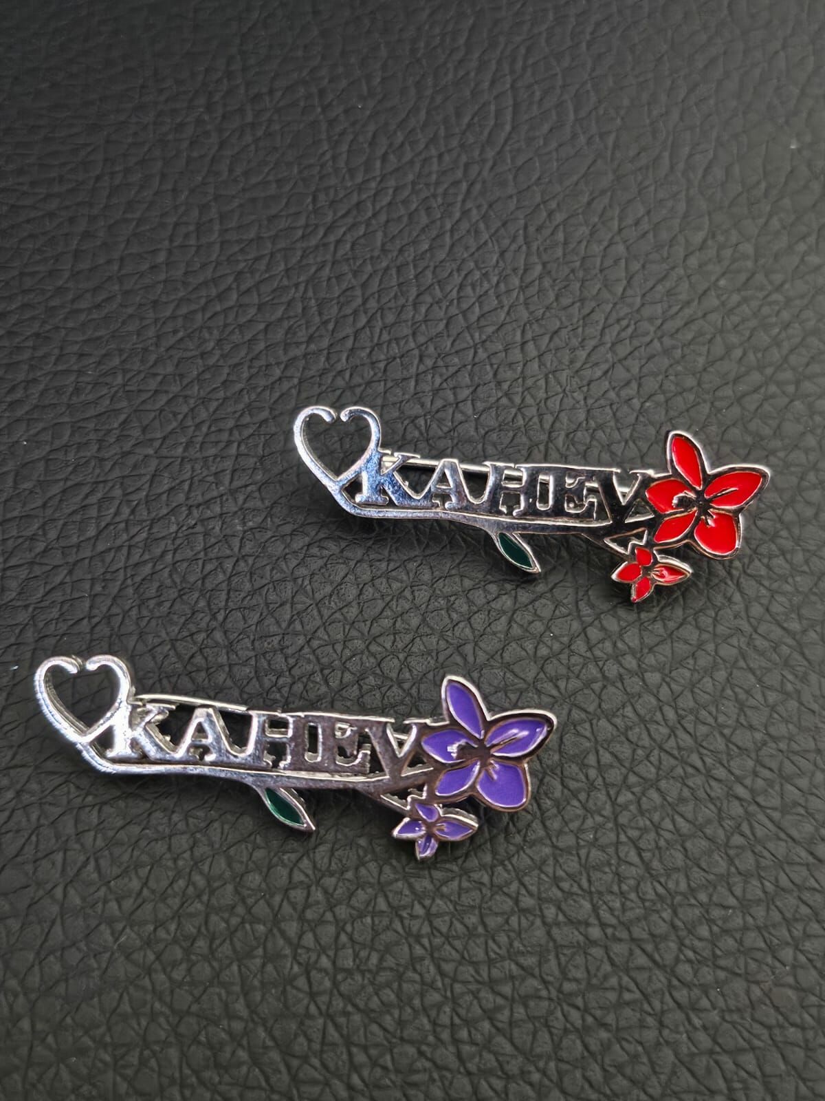 KAHEV Gümüş Rengi Broş