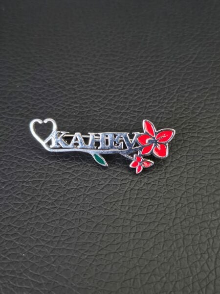 KAHEV Gümüş Rengi Broş