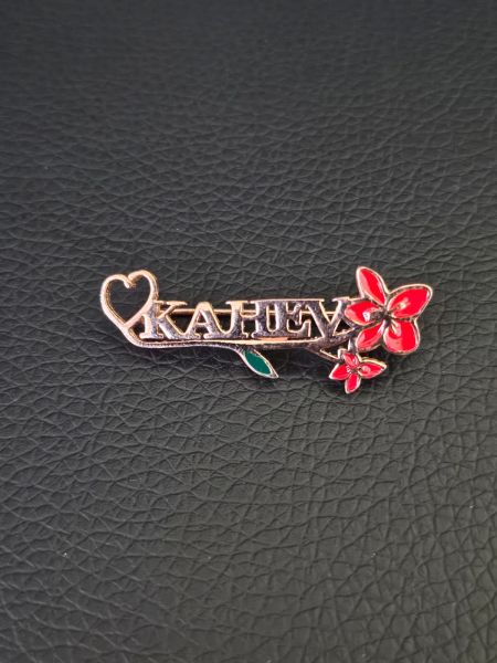 KAHEV Roza Rengi Broş