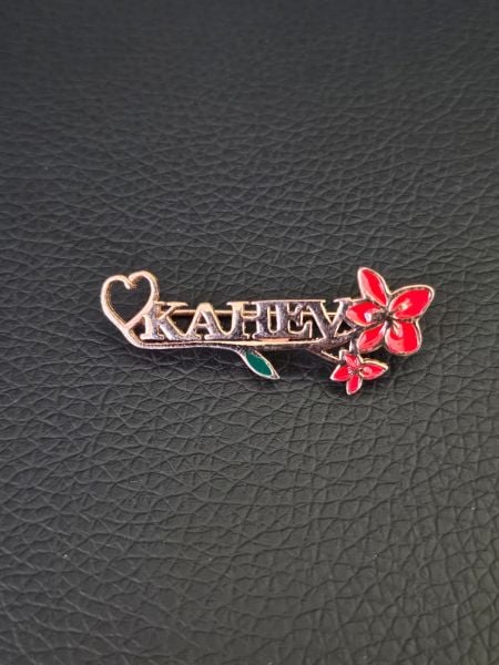 KAHEV Roza Rengi Broş