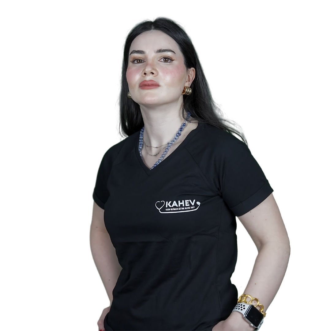 Siyah Kadın KAHEV Tişört