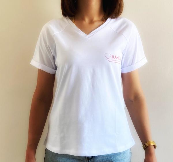 Beyaz Kadın KAHEV Tişört