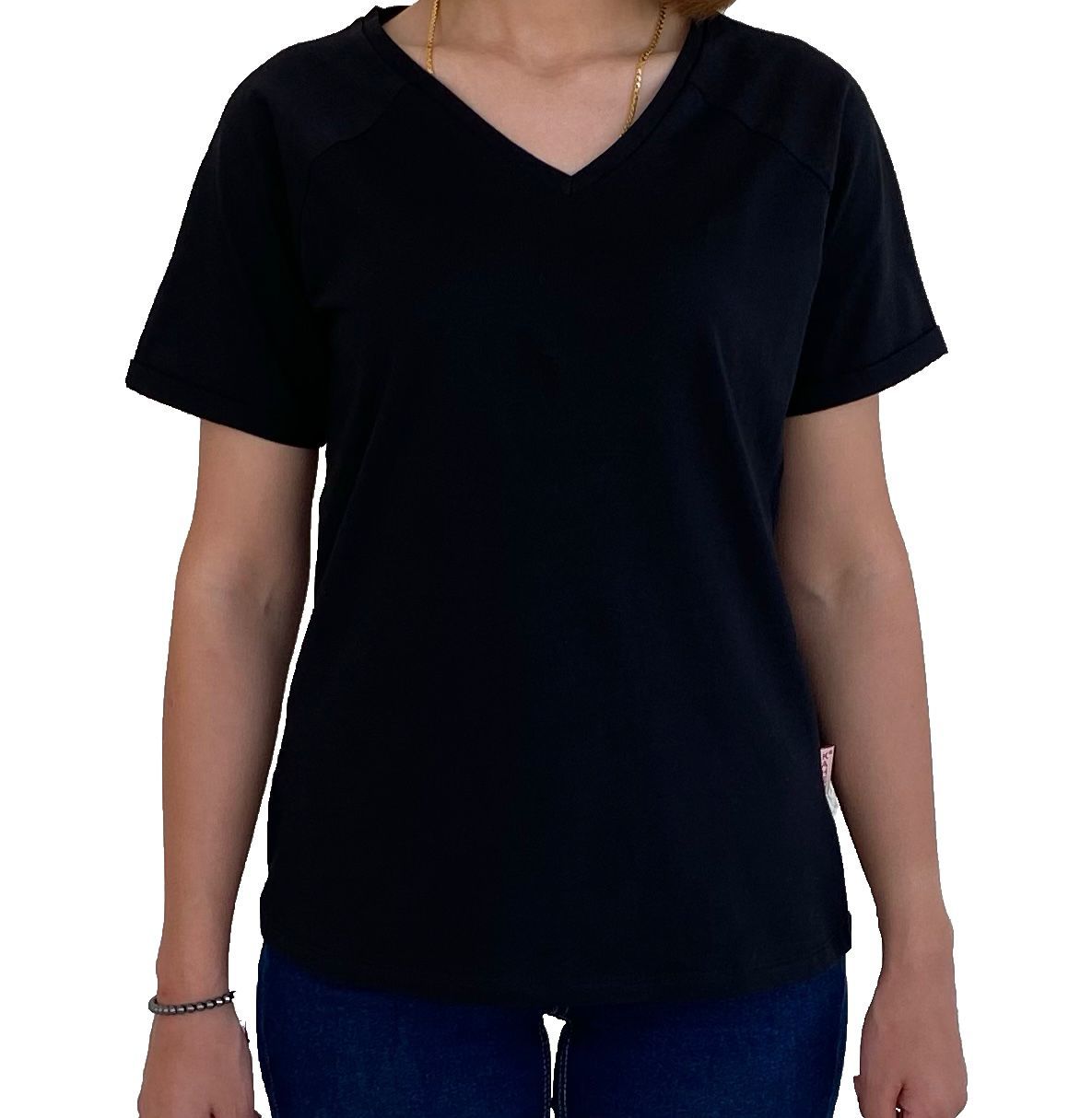 Siyah Kadın Tişört