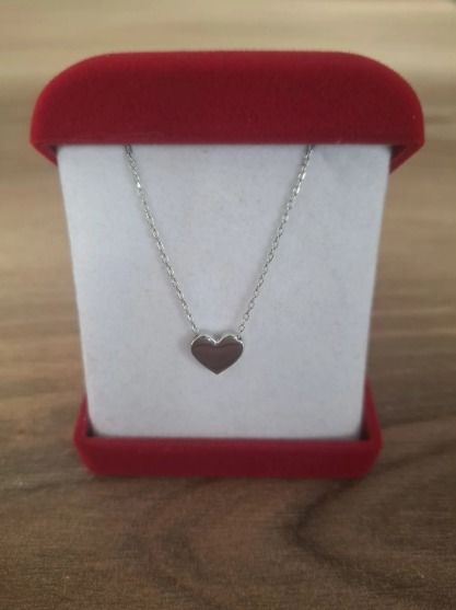 Kalp Kolye Gümüş Rengi