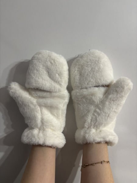 Peluş Düz Eldiven