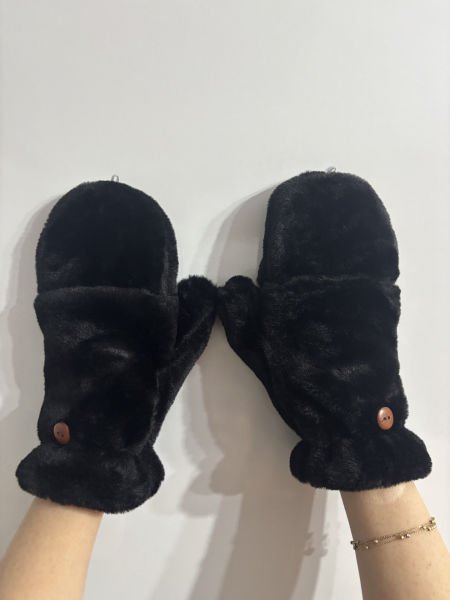 Peluş Düz Eldiven