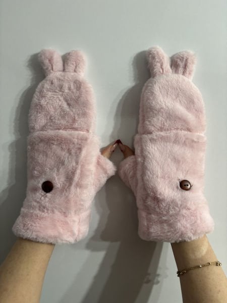 Peluş Tavşan Eldiven