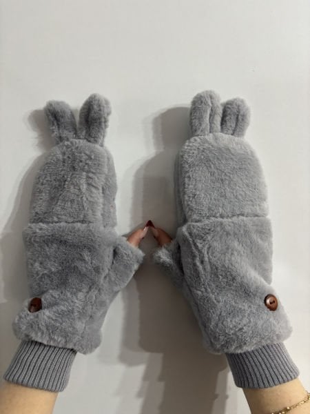 Peluş Tavşan Eldiven
