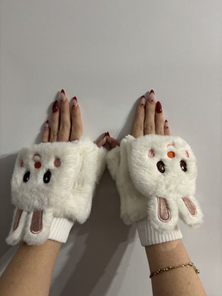 Peluş Tavşan Eldiven