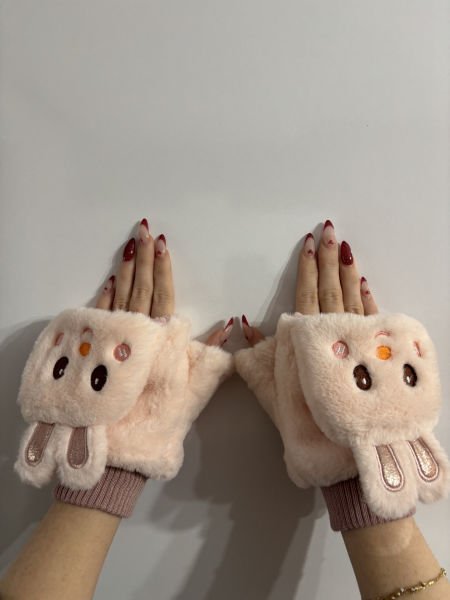 Peluş Tavşan Eldiven