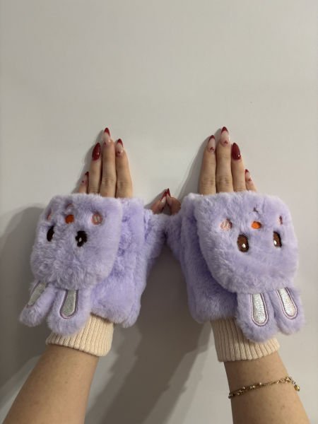 Peluş Tavşan Eldiven