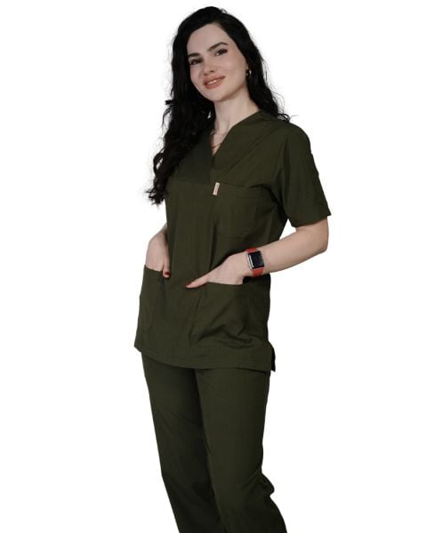Yeşil Kadın Cerrahi Forma