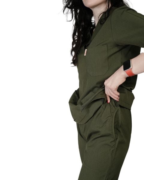 Yeşil Kadın Cerrahi Forma