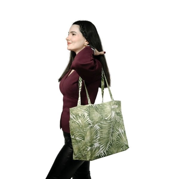 KAHEV Çanta Yeşil Yaprak