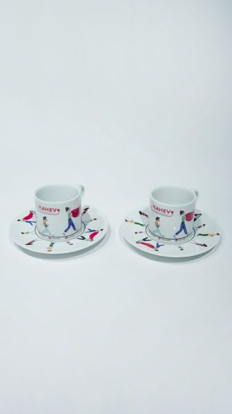 2'li Türk Kahvesi Kahraman Fincan Seti