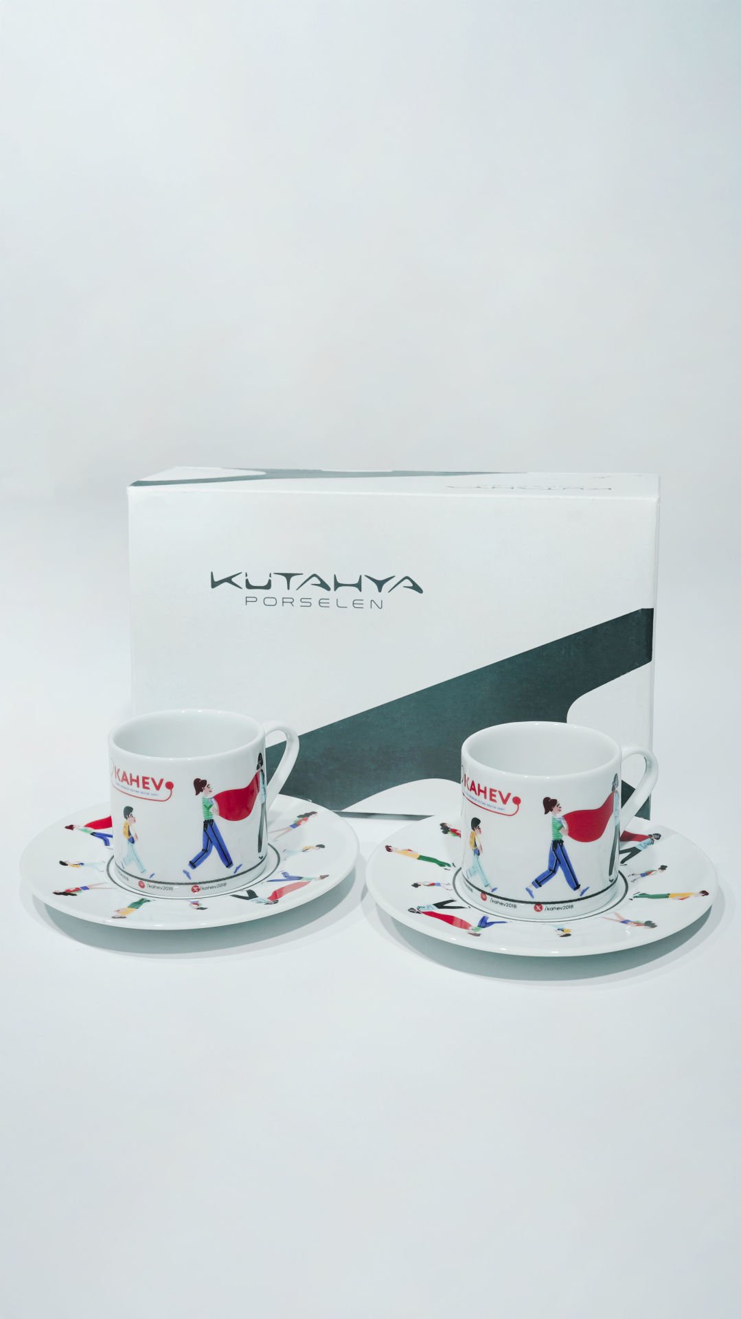 2'li Türk Kahvesi Kahraman Fincan Seti