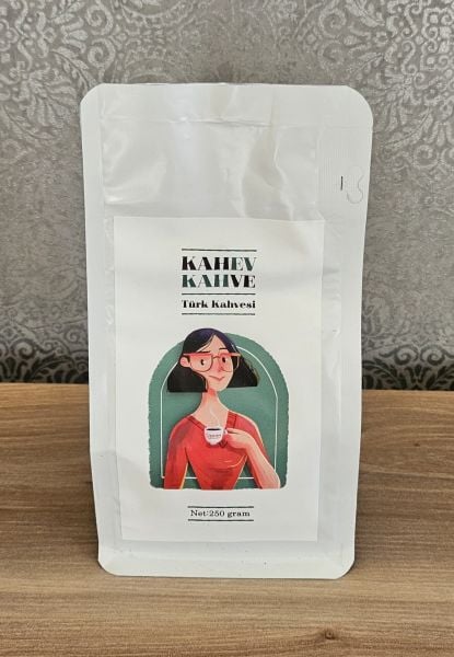 2'li Tasarım Türk Kahvesi Fincanı-KAHEV Kahve Türk Kahvesi- 250 gr