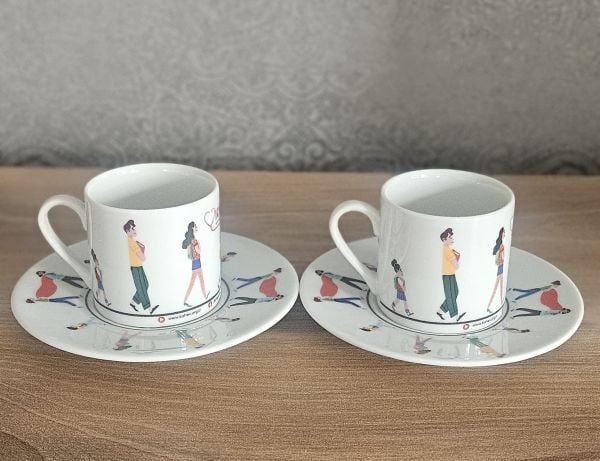 2'li Tasarım Türk Kahvesi Fincanı-KAHEV Kahve Türk Kahvesi- 250 gr