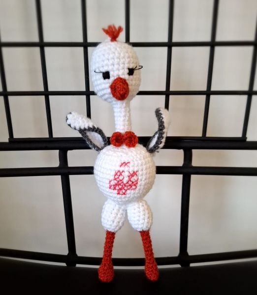 Amigurumi Beyaz Tavuk