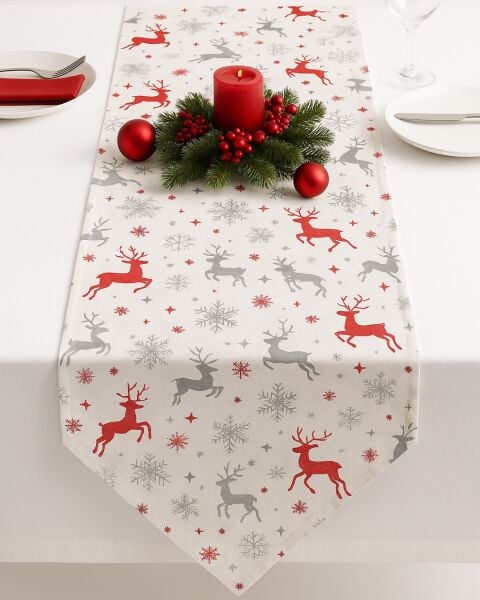 Yılbaşı Konseptli Geyikli Runner