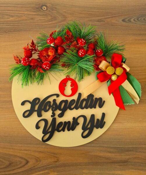 Yeni Yıl Kapı Süsü