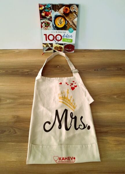 100 Dr. 100 Tarif & Mutfak Önlüğü Mrs.