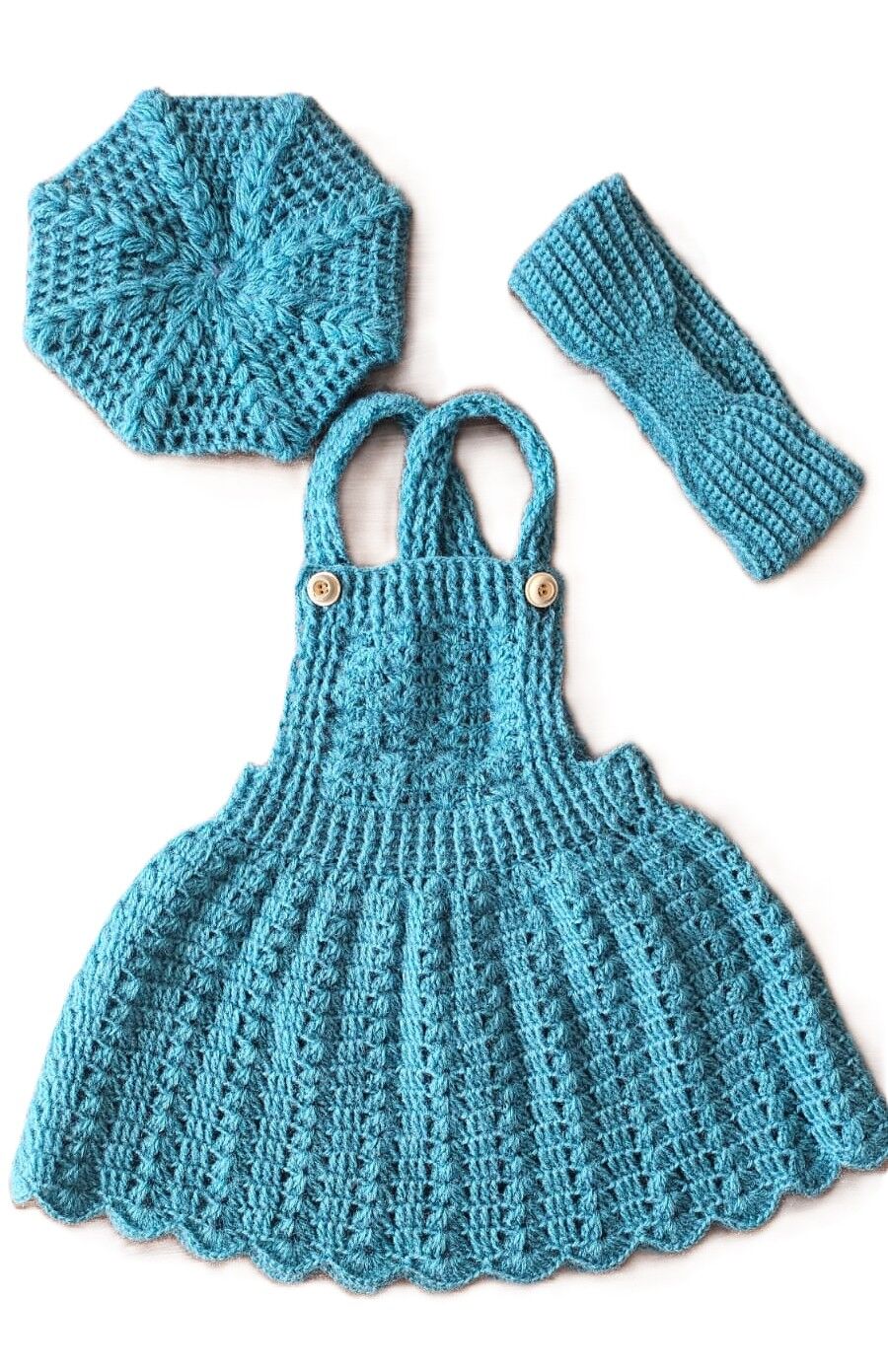 Mavi Bebek Elbise Set