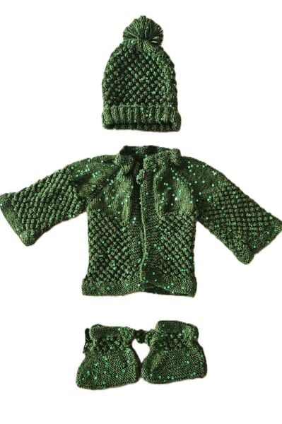Yeşil Bebek Set