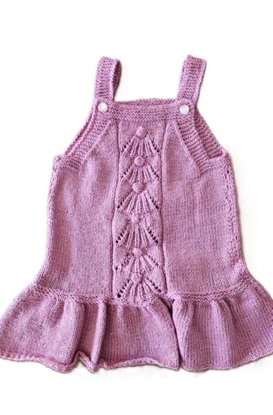 Lila Bebek Elbise Set