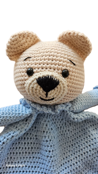 Amigurumi Mavi Ayıcık Uyku Arkadaşı